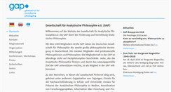 Desktop Screenshot of gap-im-netz.de