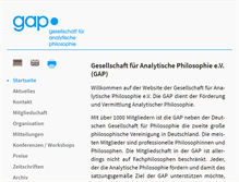 Tablet Screenshot of gap-im-netz.de